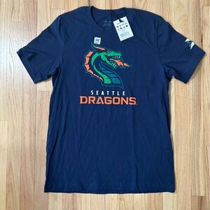 🏈 Seattle Dragons Large Teeshirt XFL Football